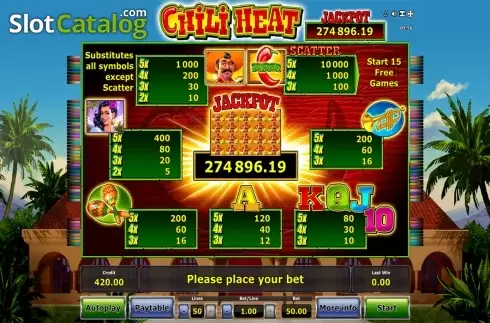 Οθόνη6. Chili Heat (Green Tube) Κουλοχέρης