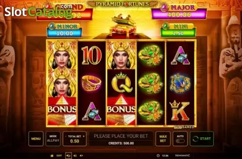 Οθόνη2. Pyramid Fortunes Κουλοχέρης