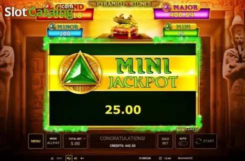 Οθόνη6. Pyramid Fortunes Κουλοχέρης