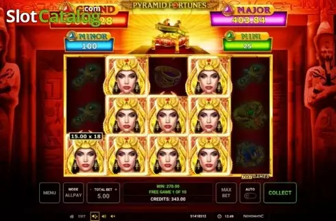 Οθόνη8. Pyramid Fortunes Κουλοχέρης
