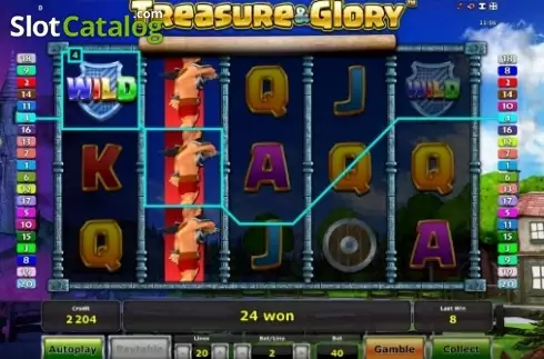 Οθόνη3. Treasure & Glory Κουλοχέρης
