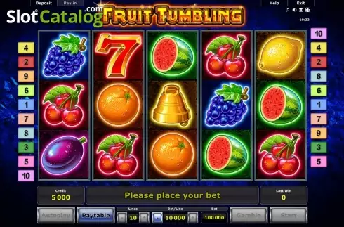 Οθόνη2. Fruit Tumbling Κουλοχέρης