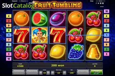 Οθόνη4. Fruit Tumbling Κουλοχέρης
