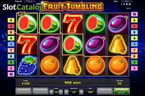 Οθόνη5. Fruit Tumbling Κουλοχέρης
