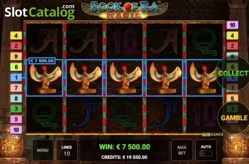 Οθόνη3. Book of Ra Magic Κουλοχέρης