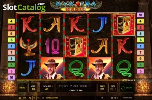Οθόνη2. Book of Ra Magic Κουλοχέρης