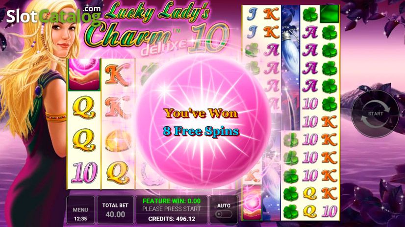 Βίντεο Lucky Ladys Charm Deluxe περιστροφές Lucky Ladys Charm Deluxe