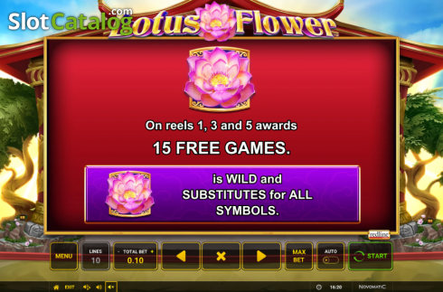 Οθόνη8. Lotus Flower Κουλοχέρης