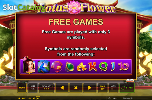 Οθόνη9. Lotus Flower Κουλοχέρης