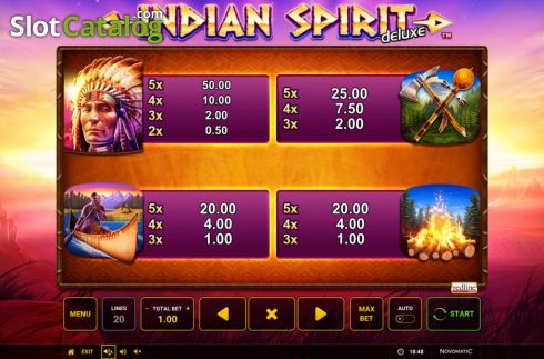 Οθόνη9. Indian Spirit Deluxe Κουλοχέρης