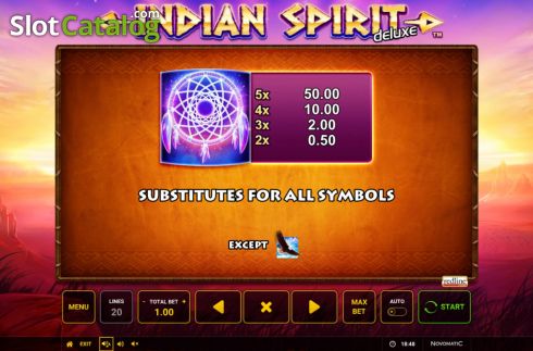 Οθόνη8. Indian Spirit Deluxe Κουλοχέρης