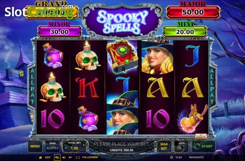 Οθόνη2. Spooky Spells Κουλοχέρης 