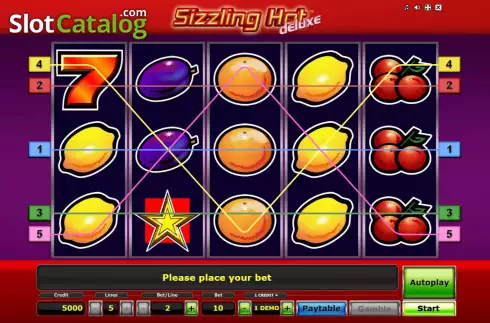 Οθόνη2. Sizzling Hot deluxe Κουλοχέρης