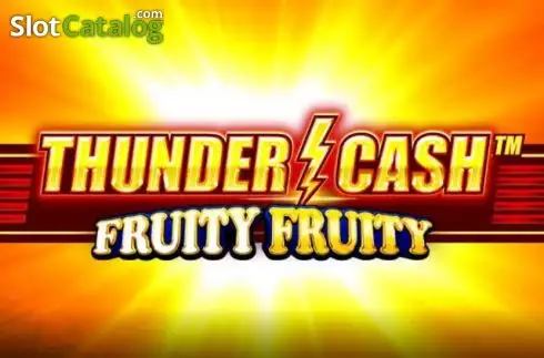 Thunder Cash Fruity Fruity Λογότυπο Thunder Cash Fruity Fruity Λογότυπο