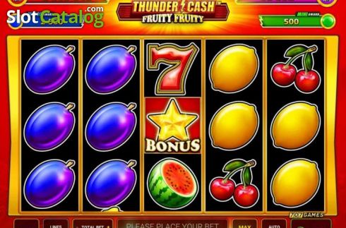 Οθόνη2. Thunder Cash Fruity Fruity Κουλοχέρης