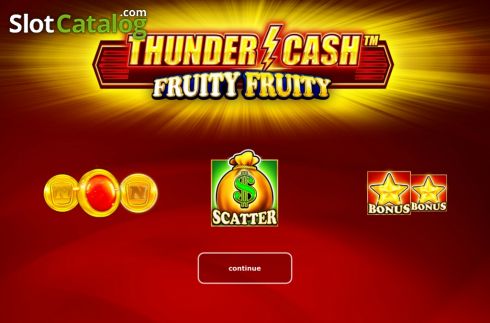 Οθόνη3. Thunder Cash Fruity Fruity Κουλοχέρης