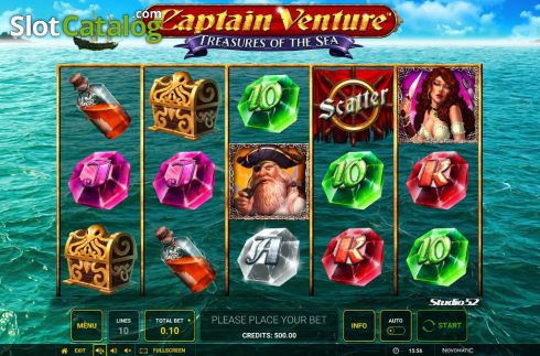 Οθόνη3. Captain Venture Treasures of the Sea Κουλοχέρης