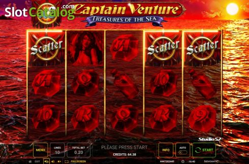 Οθόνη9. Captain Venture Treasures of the Sea Κουλοχέρης