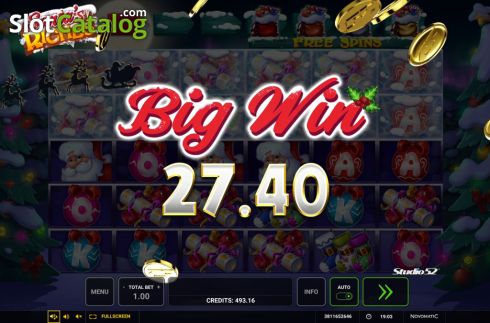 Οθόνη5. Santa’s Riches Κουλοχέρης