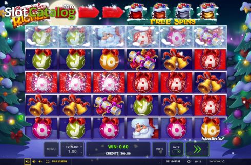Οθόνη6. Santa’s Riches Κουλοχέρης