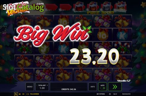 Οθόνη7. Santa’s Riches Κουλοχέρης