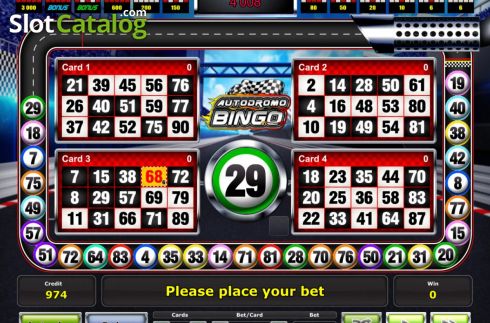 Οθόνη2. Autodromo Bingo Κουλοχέρης