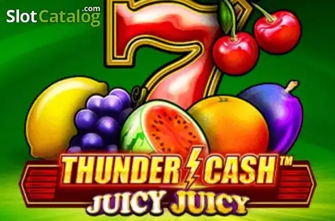 Thunder Cash Juicy Juicy Λογότυπο Thunder Cash Juicy Juicy Λογότυπο