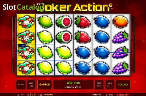 Οθόνη3. Joker Action 6 Κουλοχέρης