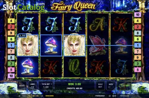Οθόνη6. Fairy Queen Κουλοχέρης