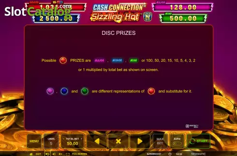 Οθόνη7. Sizzling Hot Cash Connection Κουλοχέρης 