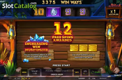 Οθόνη8. Strike it Gold Win Ways Κουλοχέρης 