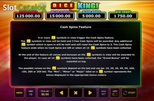 Οθόνη5. Dice King Κουλοχέρης