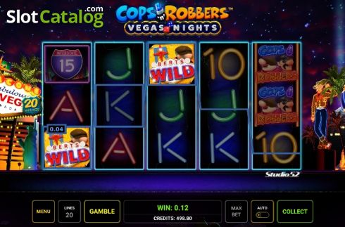 Οθόνη3. Cops n Robbers Vegas Nights Κουλοχέρης