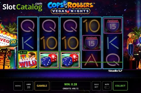 Οθόνη4. Cops n Robbers Vegas Nights Κουλοχέρης