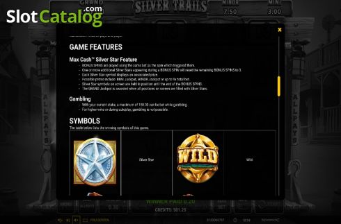 Οθόνη8. Silver Trails Κουλοχέρης