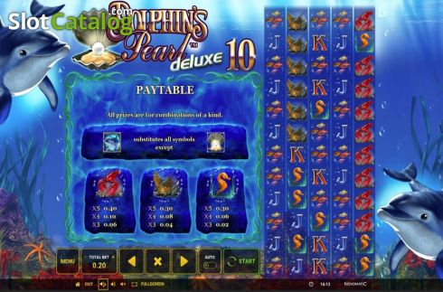 Οθόνη3. Dolphins Pearl Deluxe 10 Κουλοχέρης
