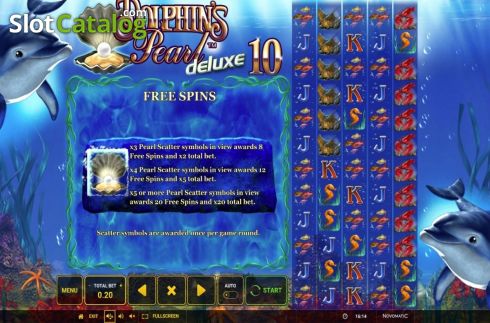 Οθόνη8. Dolphins Pearl Deluxe 10 Κουλοχέρης