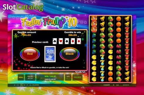 Οθόνη6. Feelin Fruity 10 Κουλοχέρης