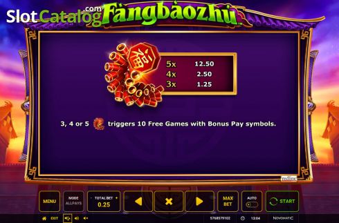 Οθόνη4. FangBaoZhu Κουλοχέρης 