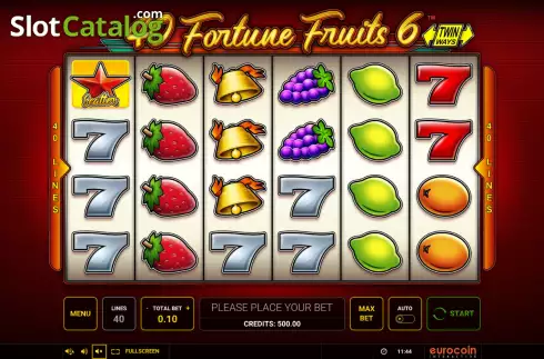 Οθόνη2. 40 Fortune Fruits 6 Κουλοχέρης