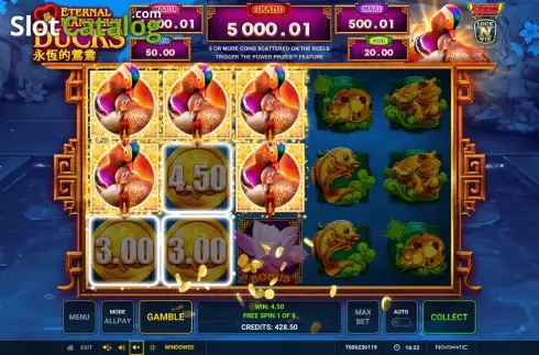 Οθόνη8. Power Prizes Eternal Mandarin Ducks Κουλοχέρης 