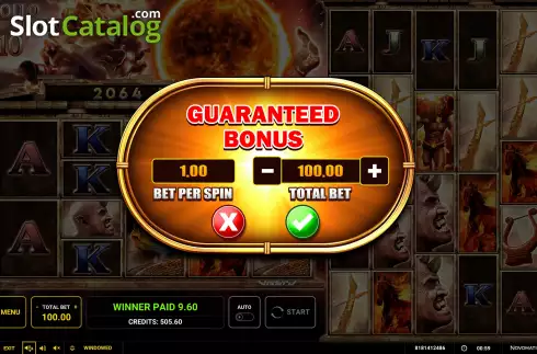 Οθόνη5. Apollo God Of The Sun 10 Win Ways Κουλοχέρης