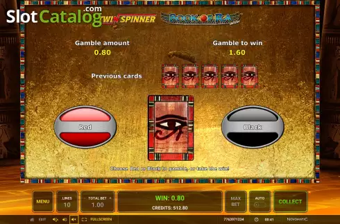 Οθόνη8. Twin Spinner Book of Ra Deluxe Κουλοχέρης