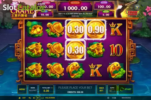 Οθόνη2. Power Prizes Royal Crane Κουλοχέρης