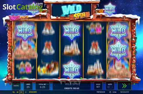 Οθόνη9. Diamond Link Mighty Santa Κουλοχέρης