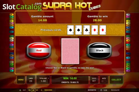 Οθόνη6. Supra Hot Cubes Κουλοχέρης
