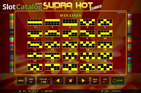 Οθόνη8. Supra Hot Cubes Κουλοχέρης
