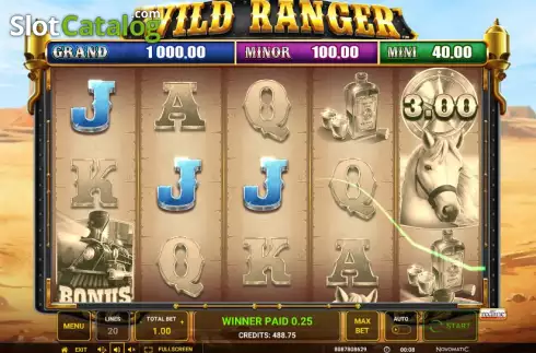 Οθόνη4. Wild Ranger Κουλοχέρης