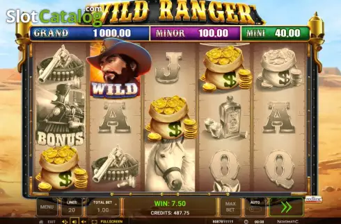 Οθόνη5. Wild Ranger Κουλοχέρης