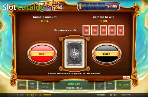 Οθόνη5. Smuggler's Gold Κουλοχέρης 